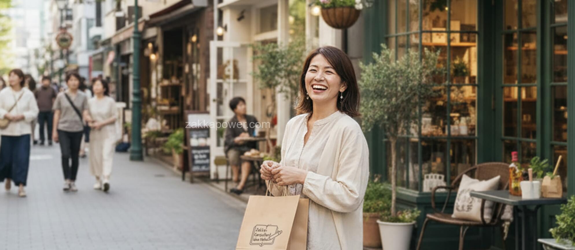 店舗ロケーション　買い物を楽しむ